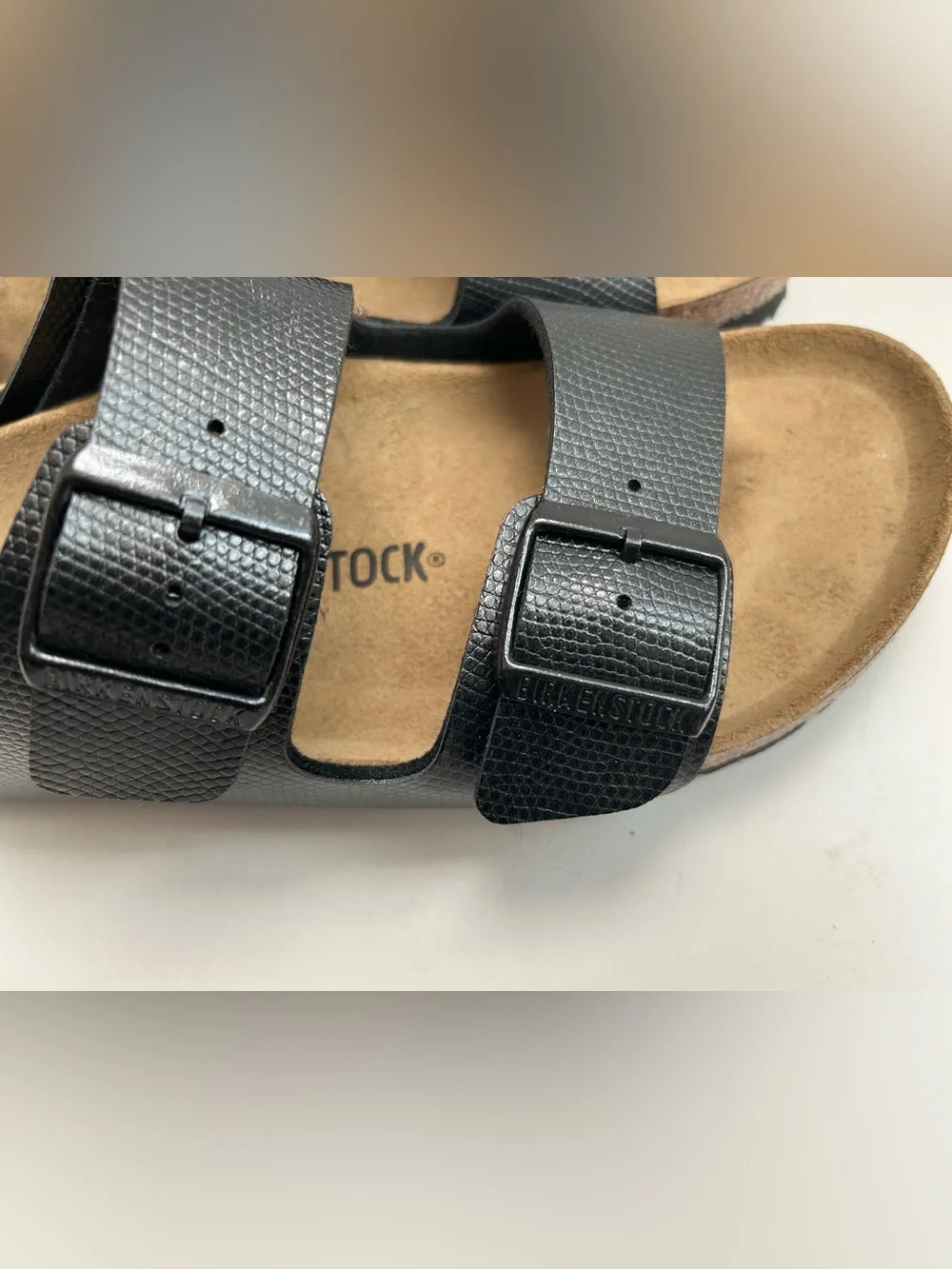 Birkenstock Sandals Black Faux Leather Arizona two strap adjustable sandals
EU40 - Picture 3 of 5